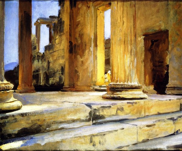 Main Product Photo of Sketch of Erechtheum Painting by John Singer Sargent