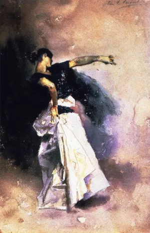 Spanish Dancer Study painting by John Singer Sargent