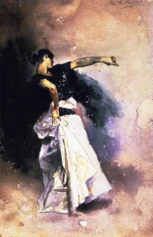 Spanish Dancer Study by John Singer Sargent Oil Painting