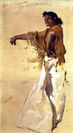 Spanish Gypsy Dancer by John Singer Sargent Oil Painting