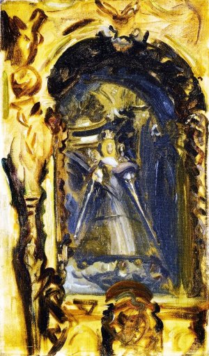 Spanish Madonna and Child by John Singer Sargent Oil Painting