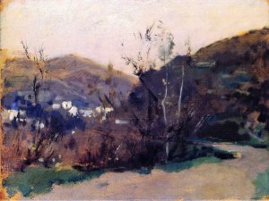 Spanish or Moorish Landscape by John Singer Sargent Oil Painting