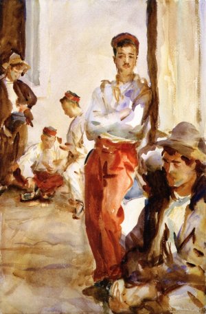 Spanish Soldiers by John Singer Sargent Oil Painting