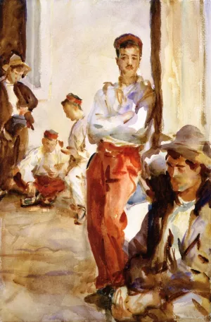 Spanish Soldiers by John Singer Sargent Oil Painting