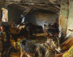 Stable at Cuenca by John Singer Sargent Oil Painting
