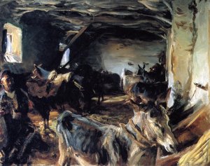 Stable at Cuenca by John Singer Sargent Oil Painting