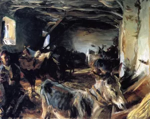 Stable at Cuenca by John Singer Sargent Oil Painting