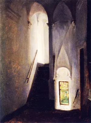 Staircase painting by John Singer Sargent