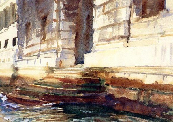 Main Product Photo of Steps of a Palace Painting by John Singer Sargent