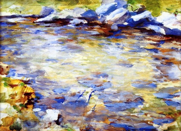 Main Product Photo of Stream, Purtud Painting by John Singer Sargent
