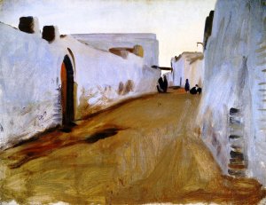 Street Scene by John Singer Sargent Oil Painting