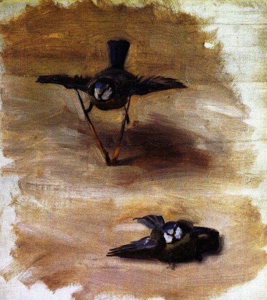Main Product Photo of Studies of a Dead Bird Painting by John Singer Sargent