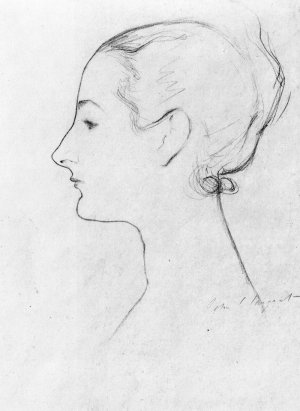 Study for Madame X also known as Madame Pierre Gautreau by John Singer Sargent Oil Painting