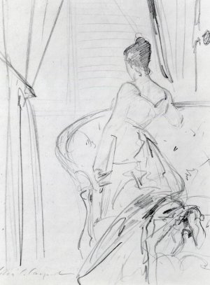 Study for Madame X by John Singer Sargent Oil Painting