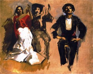 Study for Seated Figures 'El Jaleo'