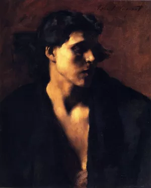 Study of a Model also known as A Spanish Woman or Gigia Viani by John Singer Sargent Oil Painting