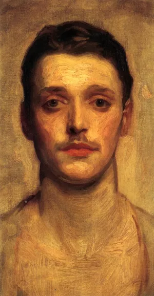 Study of a Young Man by John Singer Sargent Oil Painting