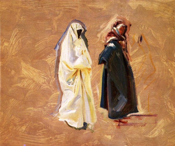 Main Product Photo of Study of Two Bedouins Painting by John Singer Sargent