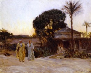 Sunset at Cairo by John Singer Sargent Oil Painting