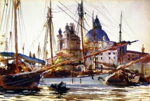 The Church of Santa Maria della Salute, Venice by John Singer Sargent Oil Painting