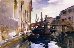 The Giudecca, Venice by John Singer Sargent Oil Painting