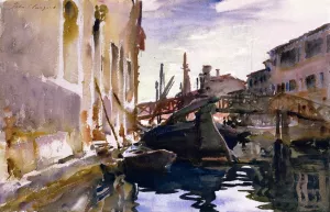 The Giudecca, Venice by John Singer Sargent - Oil Painting Reproduction