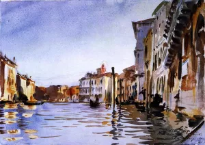 The Grand Canal, Venice II by John Singer Sargent - Oil Painting Reproduction