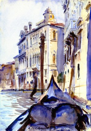 The Grand Canal, Venice III by John Singer Sargent Oil Painting
