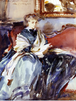 The Green Dress by John Singer Sargent Oil Painting