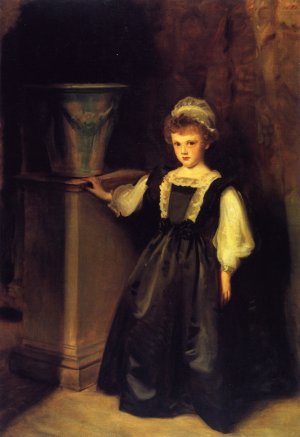 The Honorable Laura Lister by John Singer Sargent Oil Painting