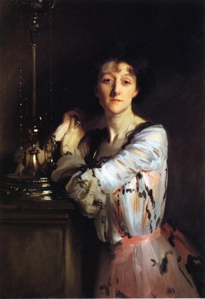 The Honorable Mrs. Charles Russell Oil painting by John Singer Sargent