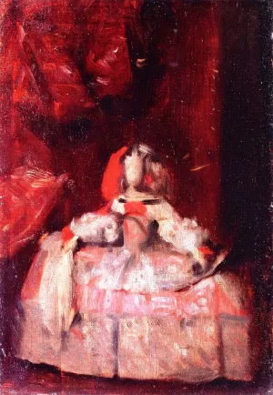 The Infanta Margarita after Velazquez by John Singer Sargent Oil Painting