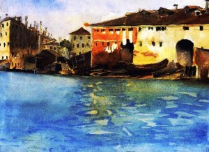 The Marinarezza, Venice by John Singer Sargent Oil Painting