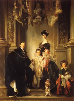 The Marlborough Family by John Singer Sargent Oil Painting