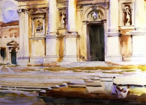 The Portal of San Giorgio Maggiore, Venice by John Singer Sargent - Oil Painting Reproduction