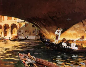 The Rialto also known as Grand Canal by John Singer Sargent Oil Painting