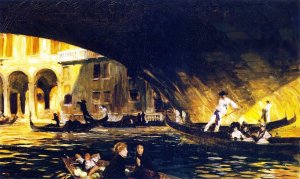 The Rialto, Venice by John Singer Sargent Oil Painting