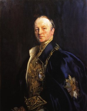 The Right Honourable Earl Curzon of Kedleston George Nathanial Curzon by John Singer Sargent Oil Painting