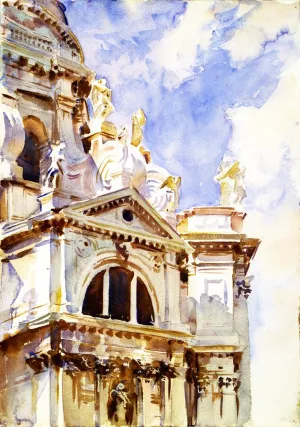 The Salute, Venice by John Singer Sargent - Oil Painting Reproduction