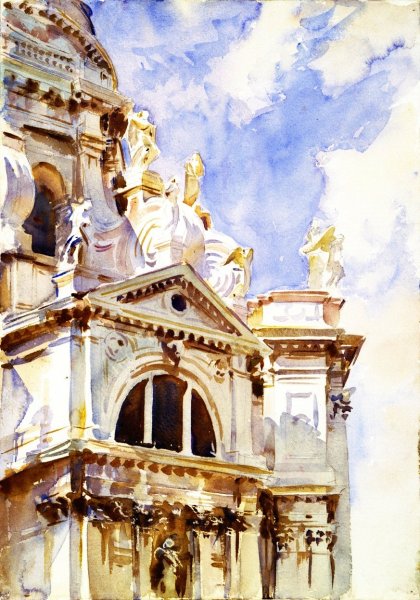 The Salute, Venice by John Singer Sargent - Hand-Painted Oil Painting Reproduction