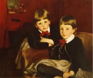 The Sons of Mrs. Malcolm Forbes also known as The Forbes Brothers by John Singer Sargent Oil Painting
