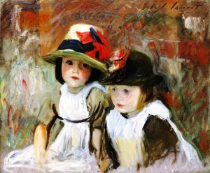 The Village Children by John Singer Sargent - Oil Painting Reproduction