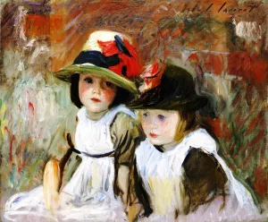 The Village Children by John Singer Sargent Oil Painting