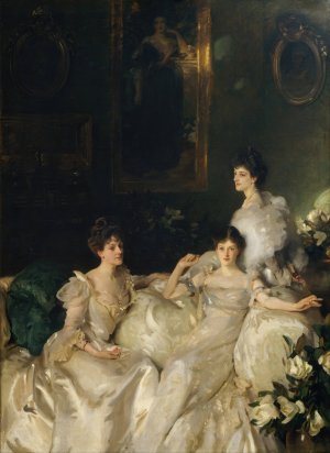 The Wyndham Sisters; Lady Elcho, Mrs. Adeane, and Mrs. Tennant by John Singer Sargent Oil Painting