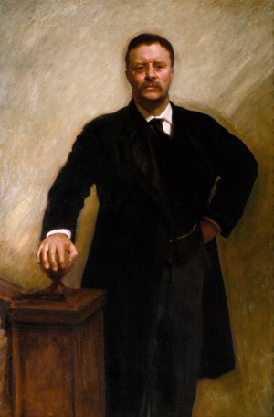 Theodore Roosevelt by John Singer Sargent Oil Painting