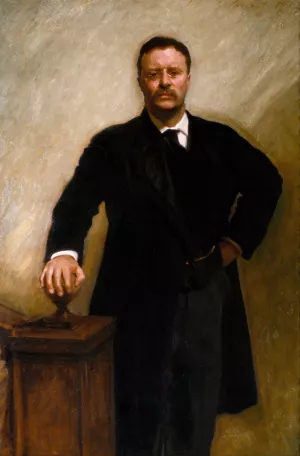 Theodore Roosevelt by John Singer Sargent Oil Painting