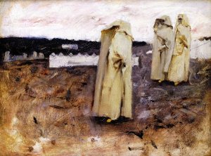 Three Berber Women by John Singer Sargent Oil Painting