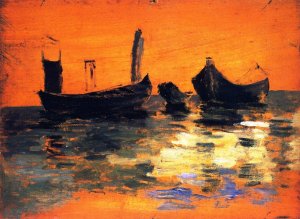 Three Boats by John Singer Sargent Oil Painting
