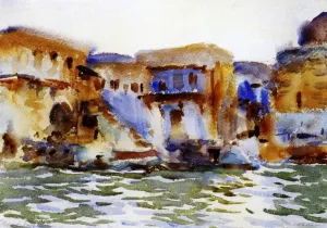 Tiberias Oil painting by John Singer Sargent