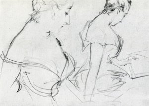 Two Studies for Madame X